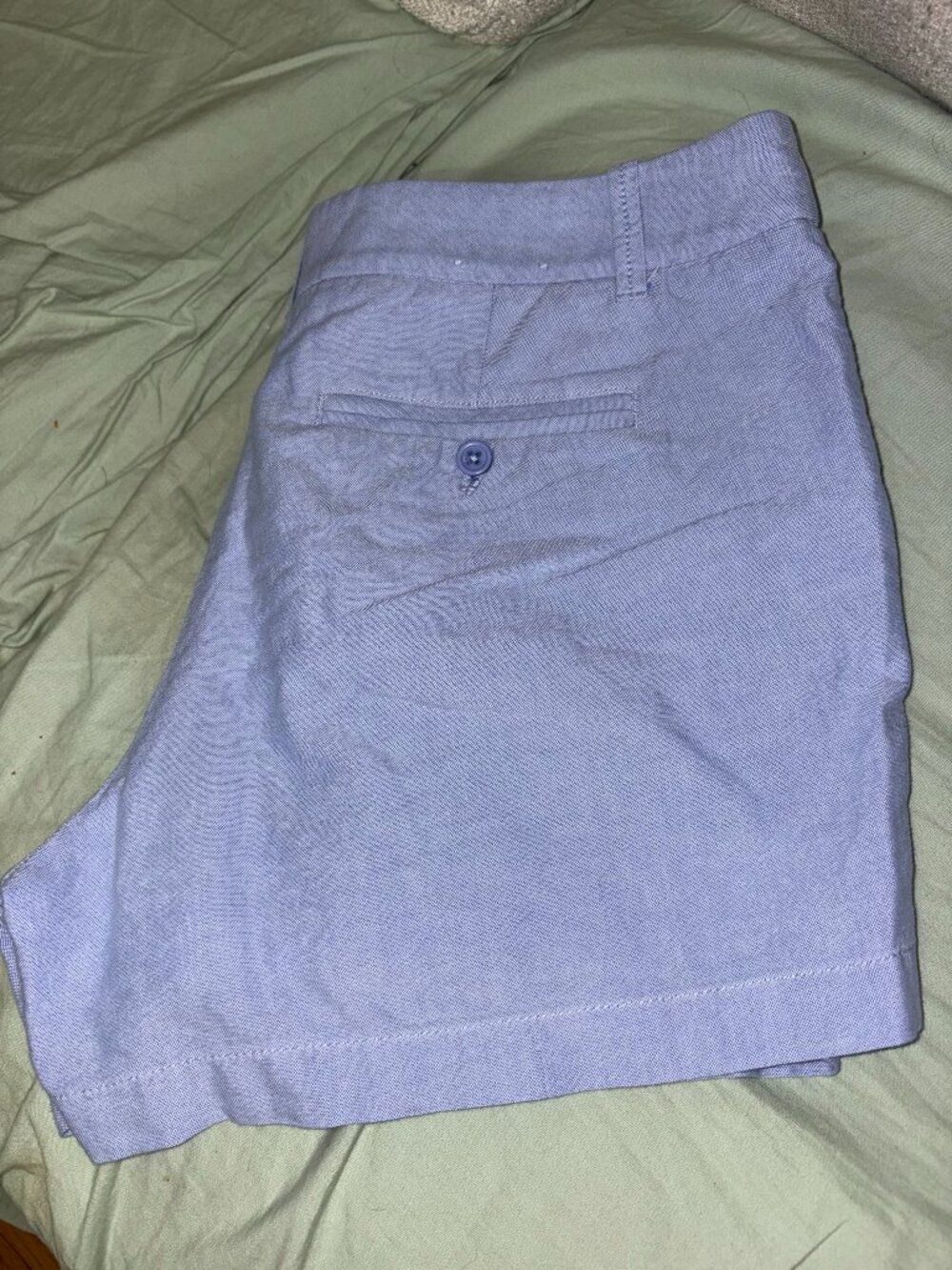 Classic Preppy J.Crew Women's Blue Chino Shorts - Size 14